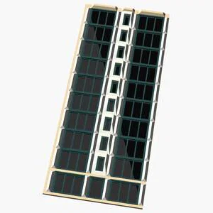 Mô hình tòa nhà 10 tầng hiện đại cho sa bàn tỷ lệ N