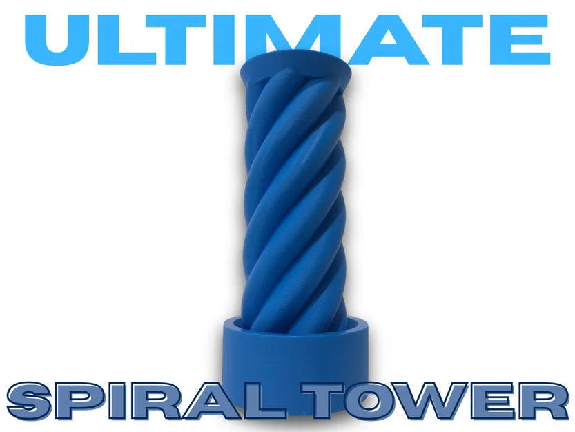 Ultimate Spiral Tower Fidget (In liền khối) - Image 1