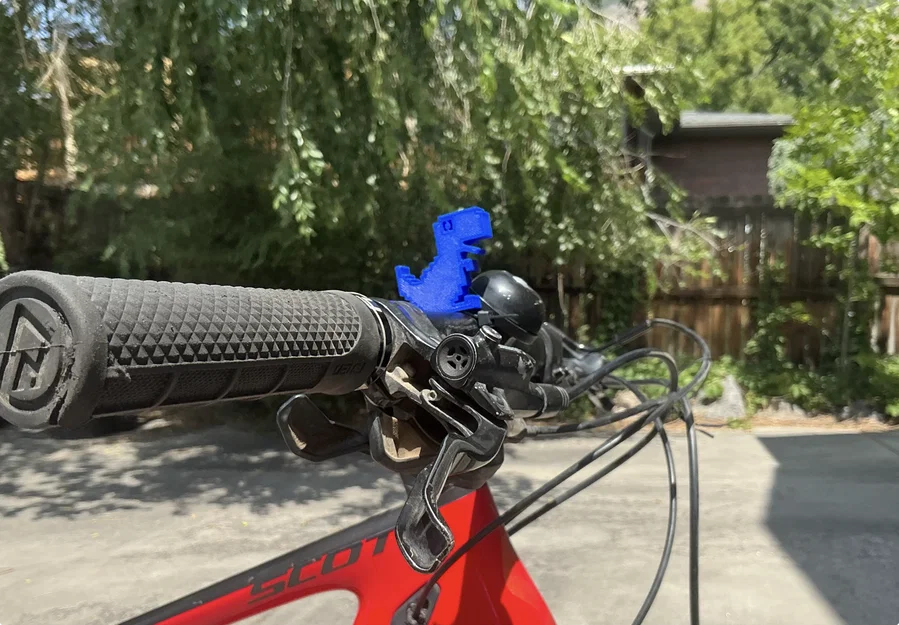 T-Rex Bike Buddy: Phụ kiện trang trí tay lái xe đạp cực chất - Image 1