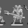 Mô hình Beast Men chiến binh cho Warhammer và HeroQuest in 3D - Thumbnail 1
