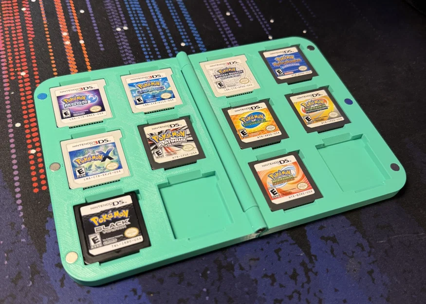 Hộp đựng băng game 3DS có nắp hít nam châm - Image 1