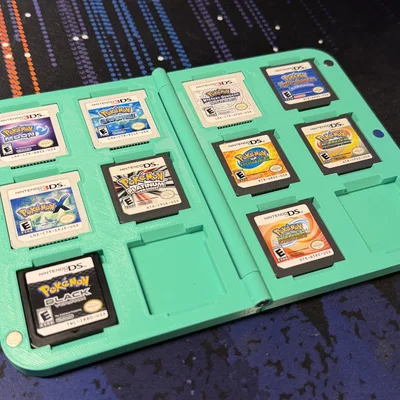 Hộp đựng băng game 3DS có nắp hít nam châm