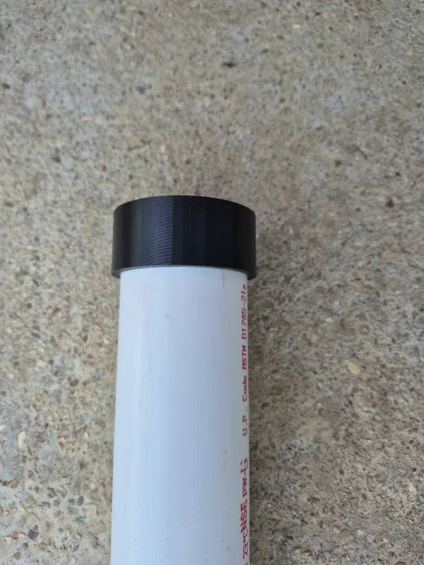 Nắp nhựa PVC tròn 2 inch SCH-40 - Image 1