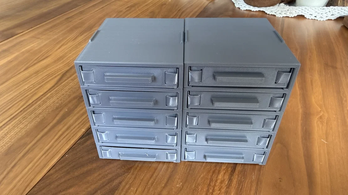 Ngăn kéo xếp chồng có thể gấp gọn (Modular Stackable Foldable Drawers) - Image 4