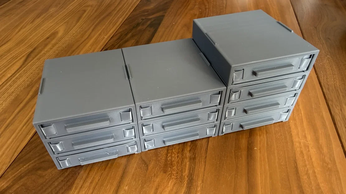 Ngăn kéo xếp chồng có thể gấp gọn (Modular Stackable Foldable Drawers) - Image 5