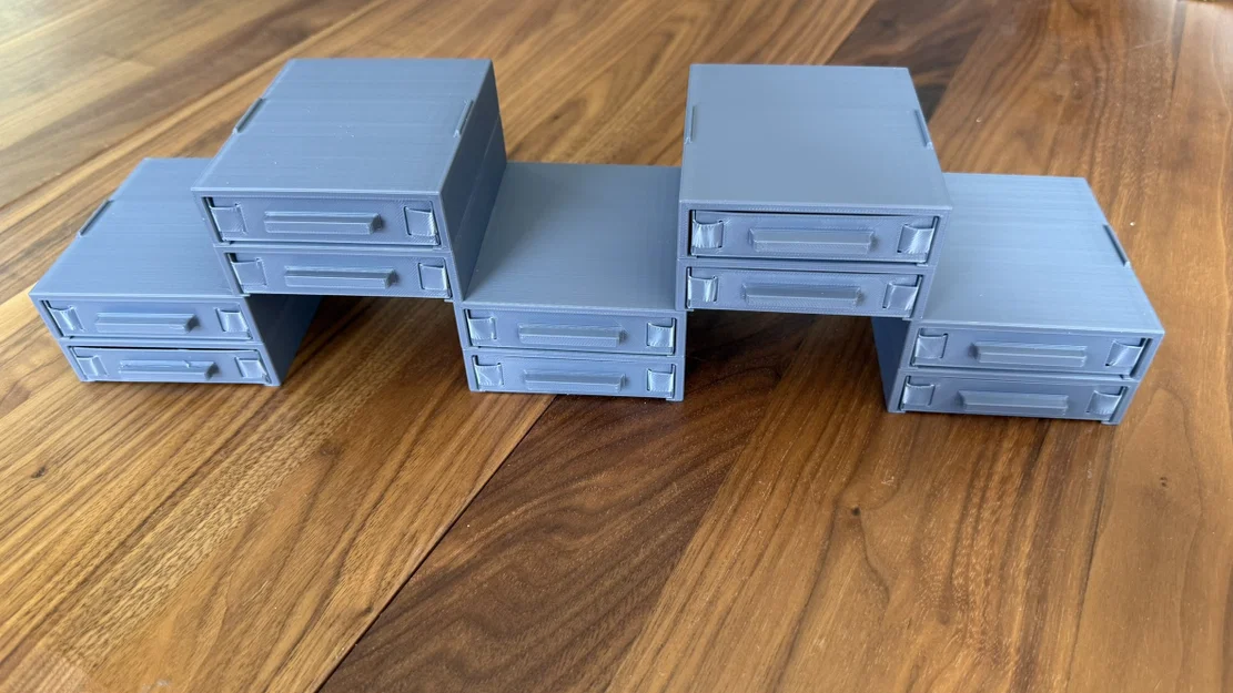 Ngăn kéo xếp chồng có thể gấp gọn (Modular Stackable Foldable Drawers) - Image 6