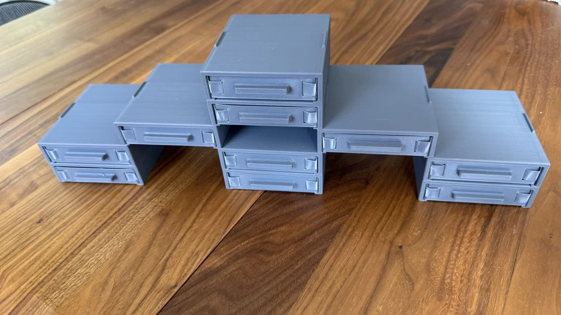 Ngăn kéo xếp chồng có thể gấp gọn (Modular Stackable Foldable Drawers) - Image 7