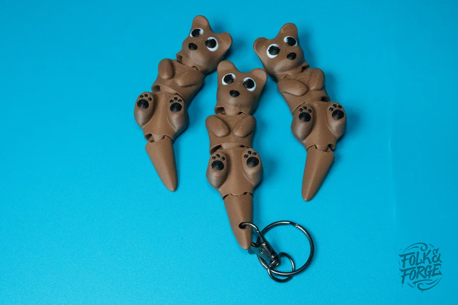 Rái Cá Nhỏ, Đồ Chơi Fidget Flexi & Móc Khóa - Image 1