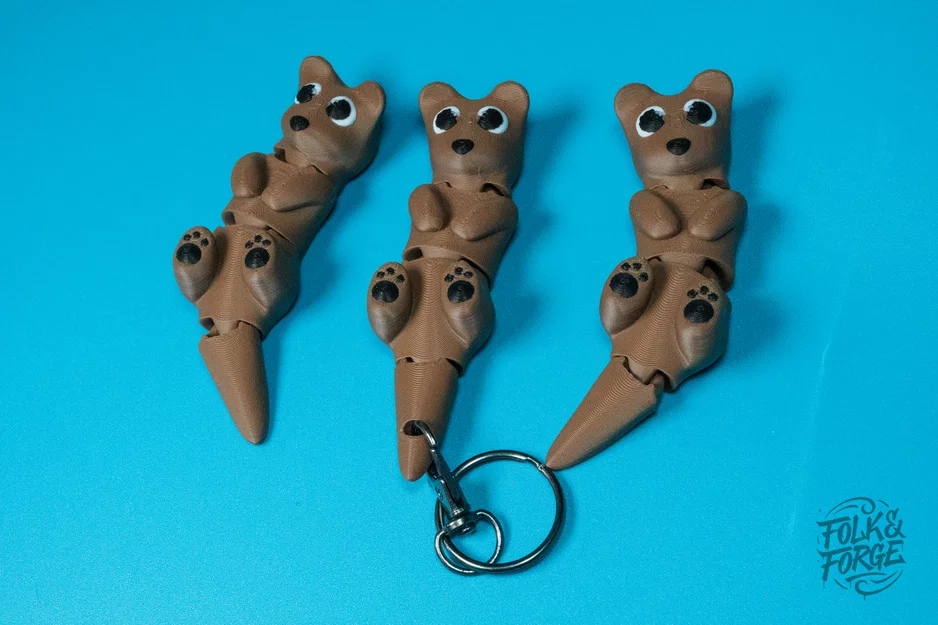Rái Cá Nhỏ, Đồ Chơi Fidget Flexi & Móc Khóa - Image 3