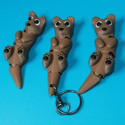 Rái Cá Nhỏ, Đồ Chơi Fidget Flexi & Móc Khóa