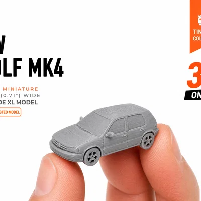 Mô hình VW Golf MK4 tí hon - Bộ sưu tập Mini Cars