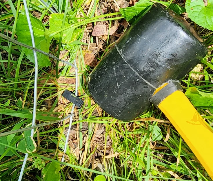 Cọc ghim có ngạnh cố định lưới bảo vệ cây khỏi hươu nai - Image 4