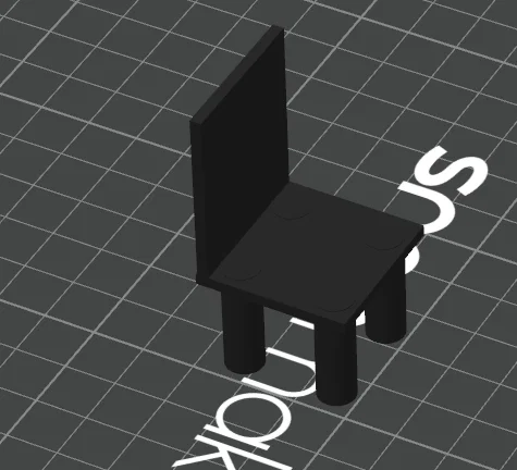 Mô hình ghế mini tối giản - Dự án in 3D nhanh cho người mới - Image 1