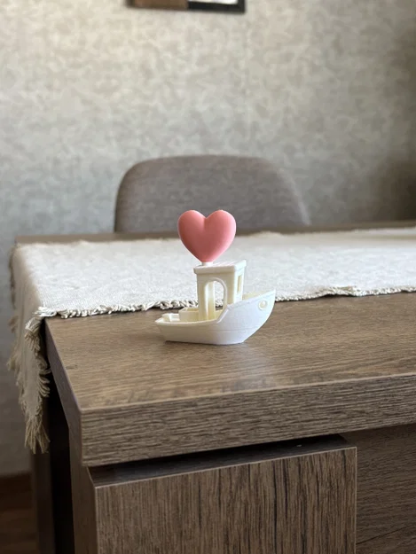 Mô hình 3D Benchy - Love Remix: Tàu thủy trái tim xinh xắn - Image 2