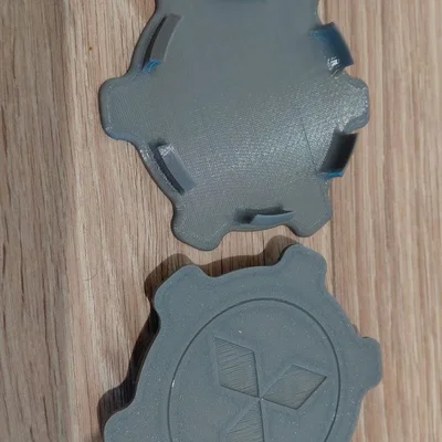 Nắp chụp mâm xe Mitsubishi Pajero 17 inch (3D Printable)