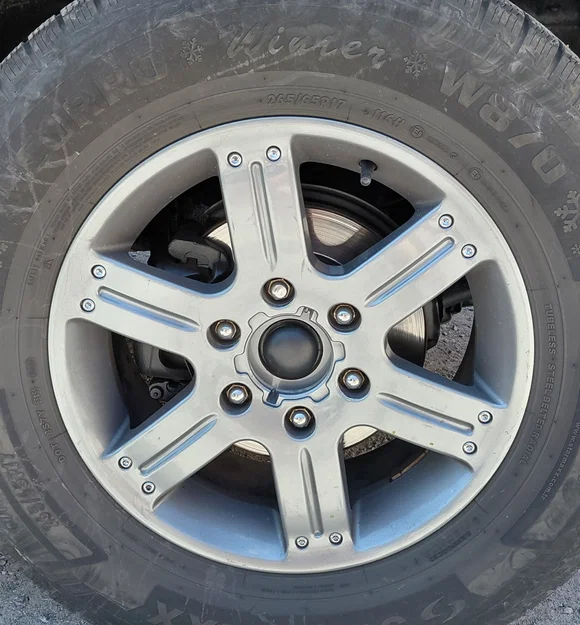 Nắp chụp mâm xe Mitsubishi Pajero 17 inch (3D Printable) - Image 3