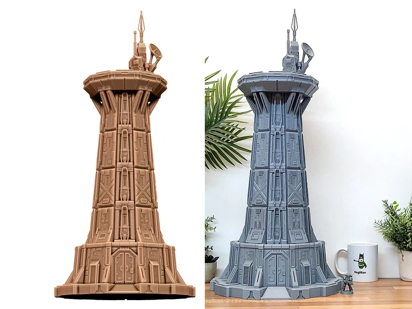 Tải miễn phí mô hình Sci-Fi Drone Control Room STL – The Relay Spire - Image 1