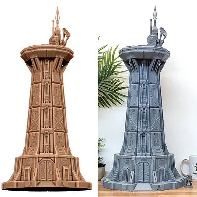 Tải miễn phí mô hình Sci-Fi Drone Control Room STL – The Relay Spire