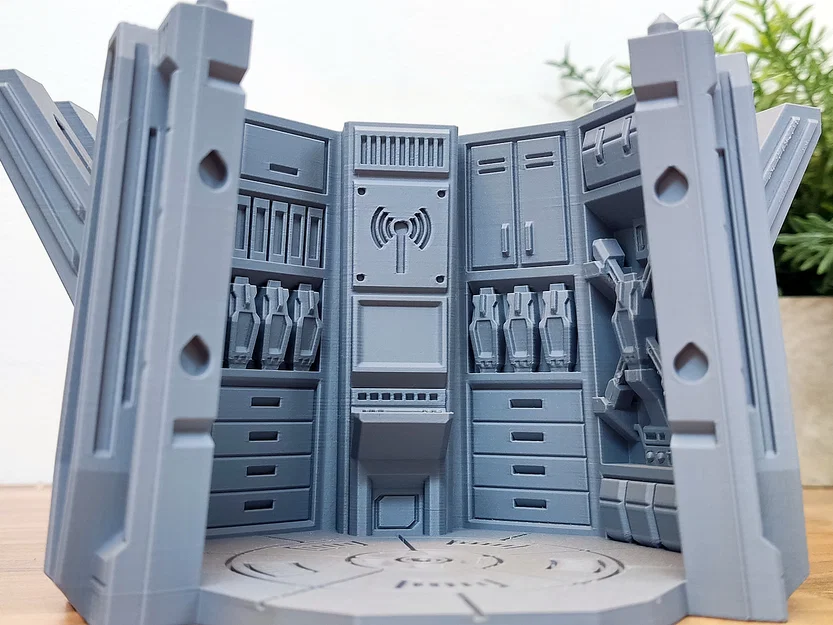 Tải miễn phí mô hình Sci-Fi Drone Control Room STL – The Relay Spire - Image 4
