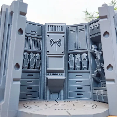 Tải miễn phí mô hình Sci-Fi Drone Control Room STL – The Relay Spire