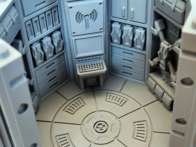 Tải miễn phí mô hình Sci-Fi Drone Control Room STL – The Relay Spire - Image 6