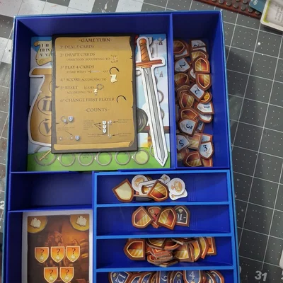 Khay in 3D tối ưu cho board game Medieval Academy
