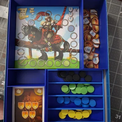 Khay in 3D tối ưu cho board game Medieval Academy