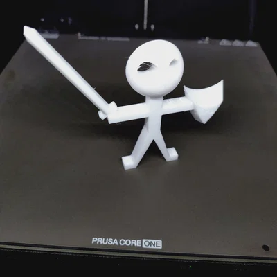 TPU Test Man – Mô hình in thử nghiệm nhựa dẻo