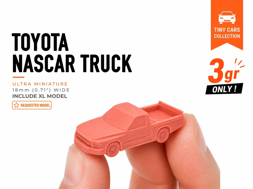 Xe Tải Toyota NASCAR Tí Hon - Dòng Xe Mini - Image 1