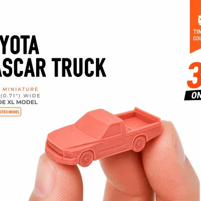 Xe Tải Toyota NASCAR Tí Hon - Dòng Xe Mini