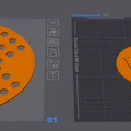Bàn xoay sơn Airbrush in 3D (Đường kính 22cm) - Thumbnail 1