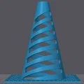 Nón Phân Định Sân Tập Bằng Nhựa Tiết Kiệm (Có Khe Rãnh) - Thumbnail 3