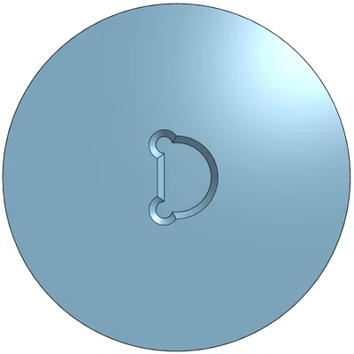 Nút vặn Parametric D-Shaft