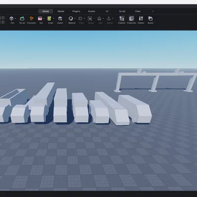 Bộ sưu tập mô hình phương tiện sân bay 1:400 in 3D