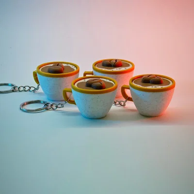 Móc Khóa Fidget Hình Ly Cà Phê