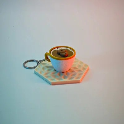 Móc Khóa Fidget Hình Ly Cà Phê