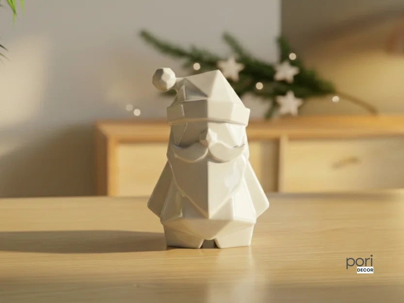 Mô hình ông già Noel phong cách Low-poly - Image 2