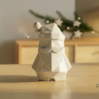 Mô hình ông già Noel phong cách Low-poly