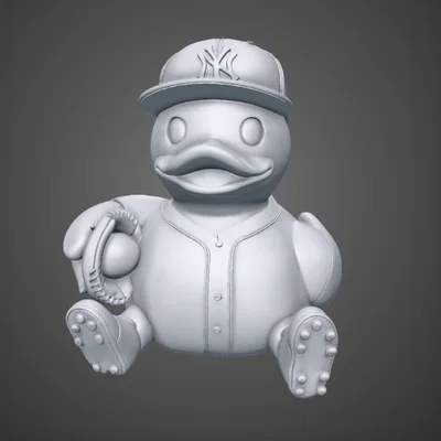 Mô hình chú vịt New York Yankees Duck in 3D cực độc đáo