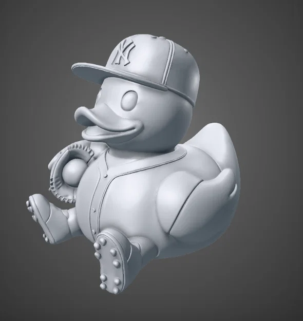 Mô hình chú vịt New York Yankees Duck in 3D cực độc đáo - Image 2