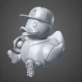 Mô hình chú vịt New York Yankees Duck in 3D cực độc đáo - Thumbnail 2