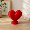 Tượng Trái Tim Tối Giản - Decor Hiện Đại - Thumbnail 1