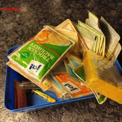 Khay sắp xếp nguyên liệu làm bánh (Backzutaten Organizer) in 3D tiện lợi