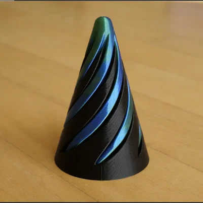 Mô hình đồ chơi Fidget xoắn ốc in 3D cực chill