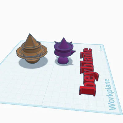 Tự in 3D con quay Beyblade độc đáo với mô hình Custom Beyblades
