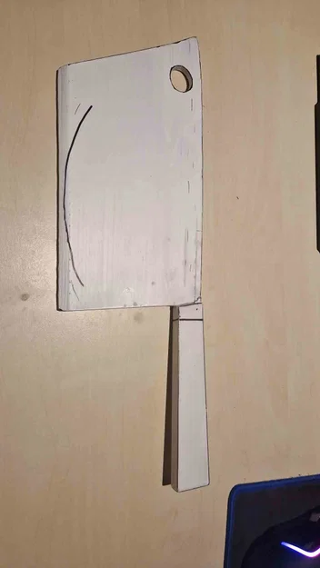 Mô hình dao phay (Cleaver) cosplay in 3D chất lượng cao - Image 1