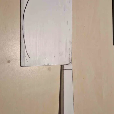 Mô hình dao phay (Cleaver) cosplay in 3D chất lượng cao