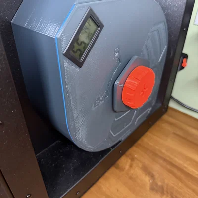 Dry Box cho Prusa Core One/+/L kèm Giá đỡ cuộn nhựa Core One+ đã chỉnh sửa