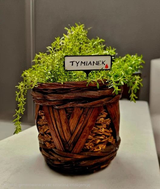 Thẻ cắm đánh dấu chậu cây, thảo mộc 3D (Herb label) đẹp mắt - Image 2