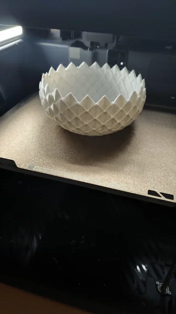 Mẫu in 3D Khay đựng đồ vảy rồng Dragon Scale Bowl độc đáo - Image 2